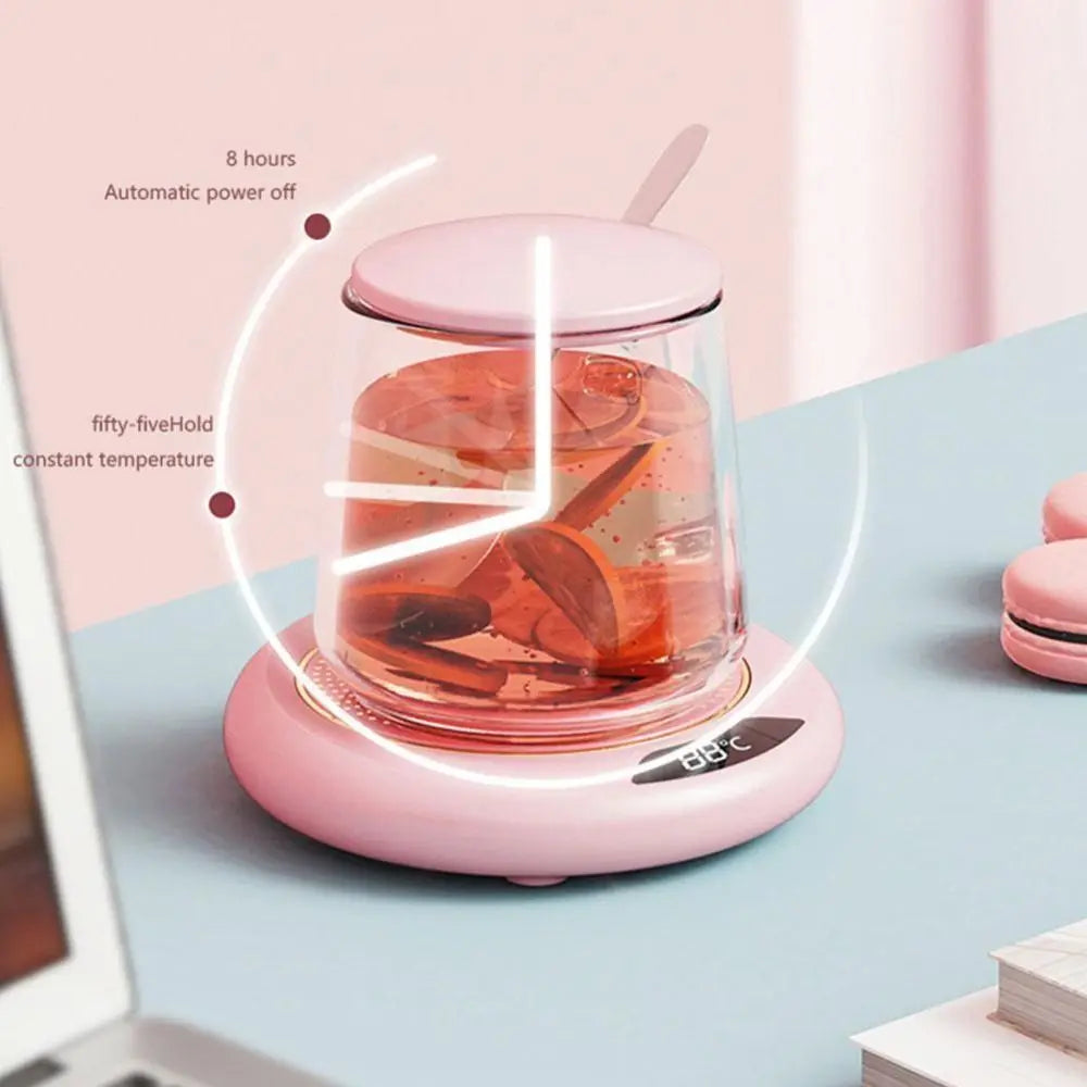 Revolutionary Intelligent Coffee Mug Warmer with 3 Temperature Settings - Keep Your Beverages Perfectly Warm Anywhere!