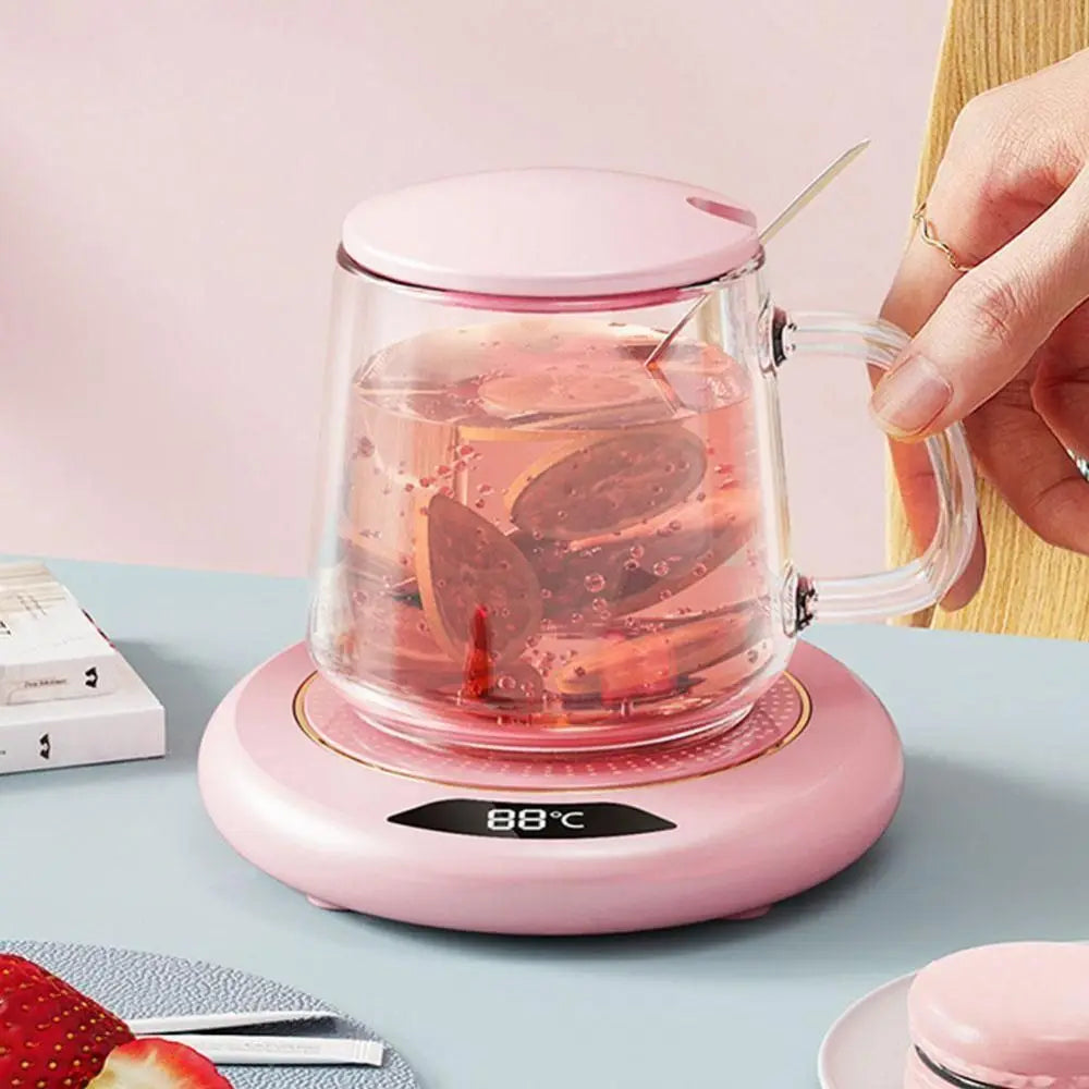 Revolutionary Intelligent Coffee Mug Warmer with 3 Temperature Settings - Keep Your Beverages Perfectly Warm Anywhere!